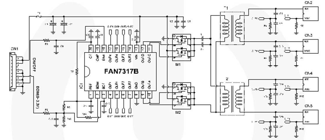 FAN7317B block diagram