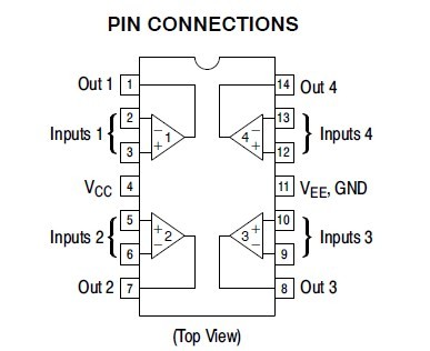 LM324DG pin connection