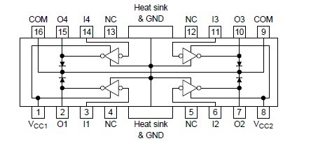 TD62308AF pin connection