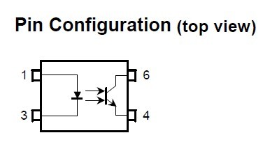 TLP181(TPR,F,T) pin connection