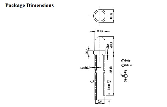 PT204-6C package dimensions