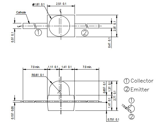 PT91-21BF10 package dimensions
