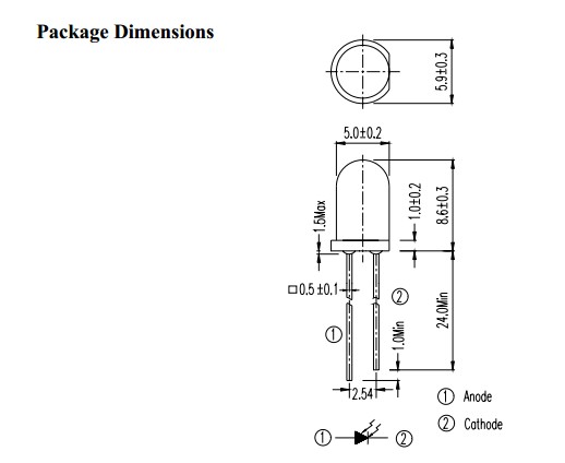 PD333-3C/H0/L2 package dimensions