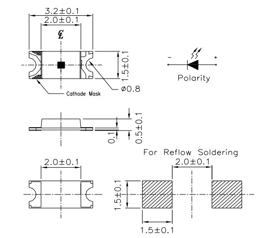 15-215/Y5C-AP2R1L package dimensions