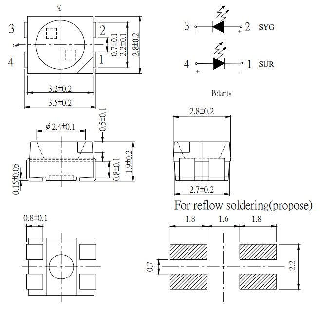 67-22SURSYGC/S530-A2 package dimensions