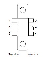 BLF522 pin connection