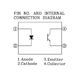EL817S1(B)(TA)-F pin connection