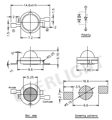 EHP-AX08EL/LM21H-P01/3845/Y package dimensions