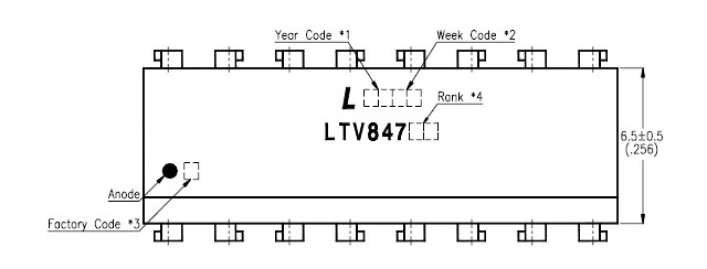 LTV-847 pin connection