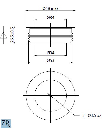 ZP8 900-(2400V-3400V) dimension figure
