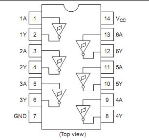 hd74hc14rpel circuit diagram