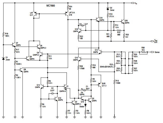 MC7805ACTG circuit diagram