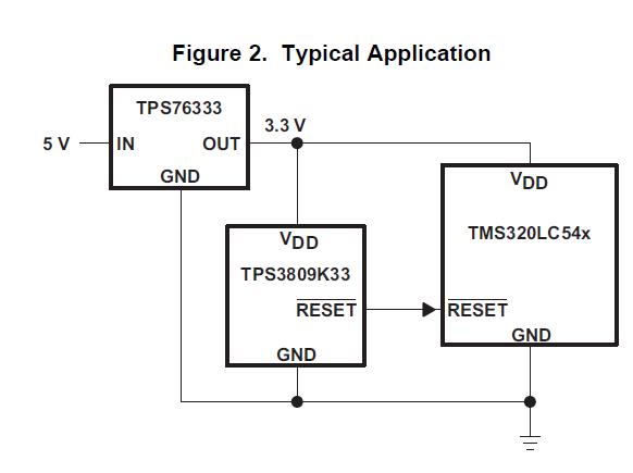 TPS3809K33DBVR circuit diagram