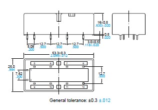 SF4D-DC5V dimension figure