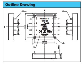 PAH350S48-28/T package dimensions
