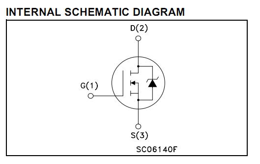 STP55NF06 circuit diagram