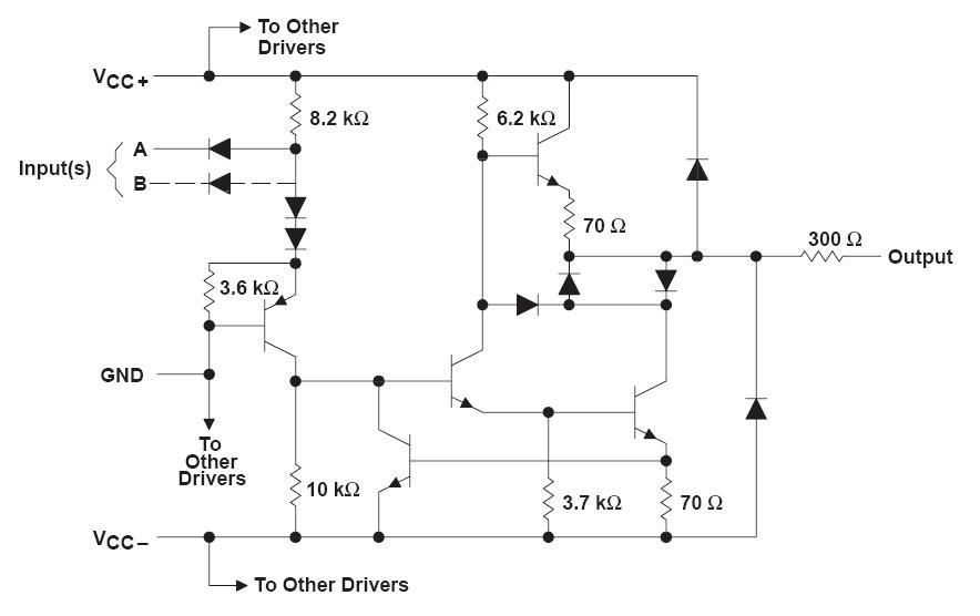sn75188dr circuit diagram
