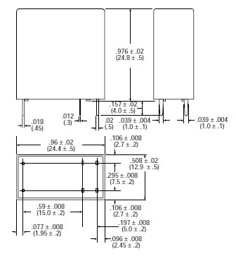 OSA-SS-212DM5-12VDC dimension figure