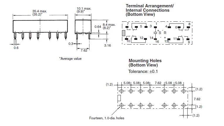 g6a-474p-dc5v pin connection