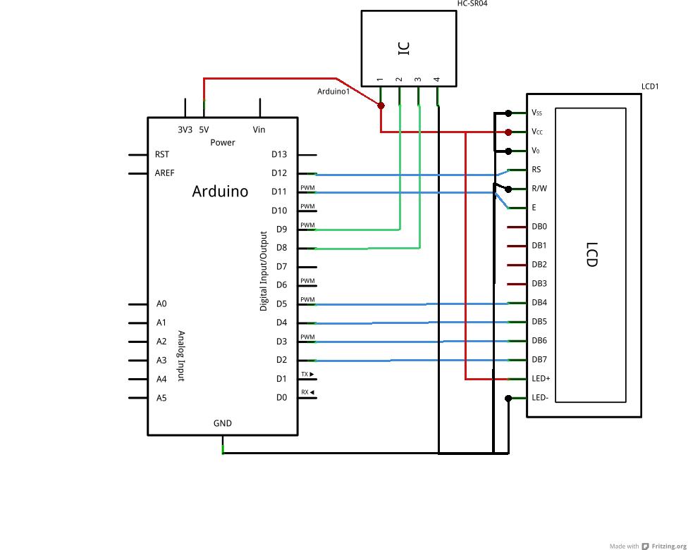 HC-SR04 block diagram