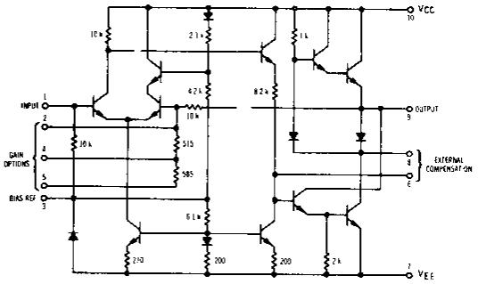 MC1554G block diagram