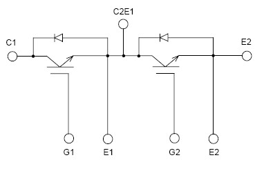 2MBI300S-060 block diagram