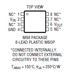 LT1460EIS8-10 pin connection