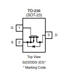 SI2333CDS-T1-E3 block diagram