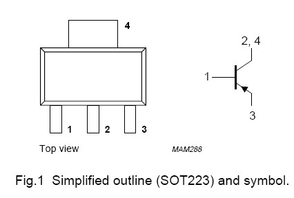 BCP69 Pin Configuration