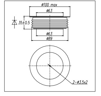 ZPA 2000-(4600V~5500V) package dimensions