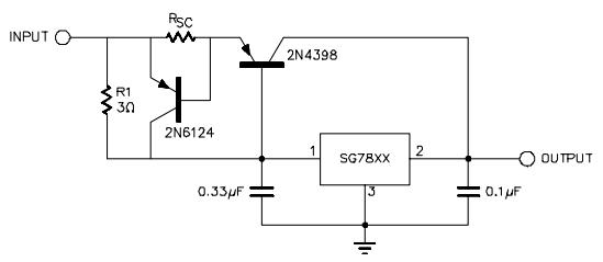 SG7805AT/883B block diagram