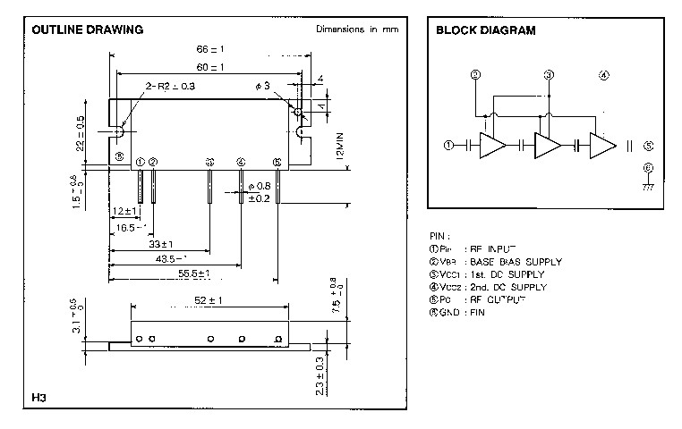 M57745 block diagram
