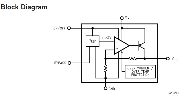 lp2985aim5x-3.3 pin connection