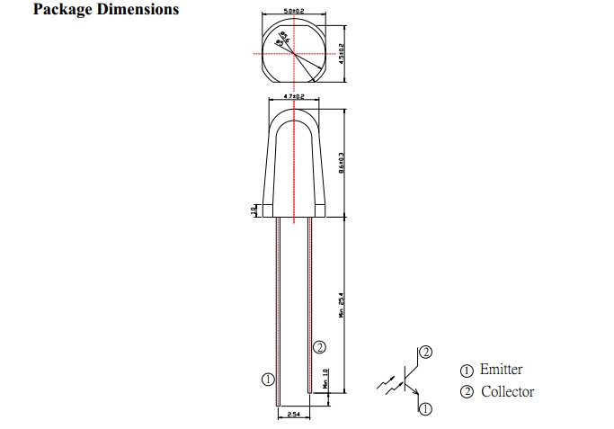 PT1504-6B package dimensions