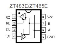 zt485leep pin connection
