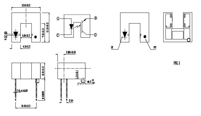 PT928-6C-F(6-1) package dimensions