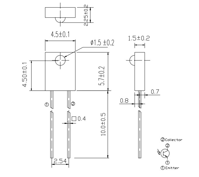 PT908-7C-F(BIN4) package dimensions