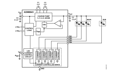 ADM8843 Diagram