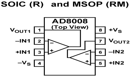 AD8008 Diagram