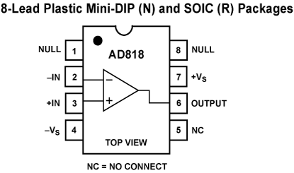 AD818 Diagram AD818 Diagram