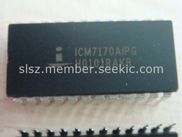 Part Number: ICM7170AIPG
Price: US $1.00-1.00  / Piece
Summary: Microprocessor-Compatible, Real-Time Clock, silicon gate CMOS LSl process