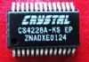 Part Number: CS4228A-KS EP
Price: US $6.00-7.00  / Piece
Summary: 24-Bit, 96 kHz Surround Sound Codec, SSOP28, Six 24-bit D/A converters