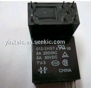 5PCS USED HF JZC-42F-012-2HST Relay 