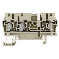 1608660000 - TERMINAL BLOCK, DIN RAIL, 4POS, 26-12AWG detail