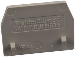 1754190000 - END PLATE, WDU/WDK SERIES TERMINAL BLOCK detail