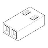 15-38-1026 - JUMPER SHUNT, 2WAY, 2.54MM detail