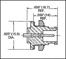 17282-3SG-300 - CIRCULAR CONNECTOR RECEPTACLE SIZE 20, 3POS PANEL detail