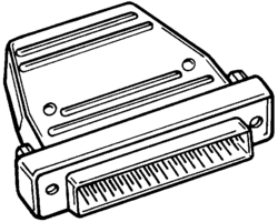 17-1587-9 - D SUB HOOD, SIZE DE, PLASTIC detail
