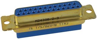 1757820-3 - D SUB SHELL, RECEPTACLE, SIZE 3, STEEL detail