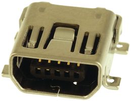 1734328-1 - MINI USB TYPE AB CONN, RCPT, 1POS, SMD detail